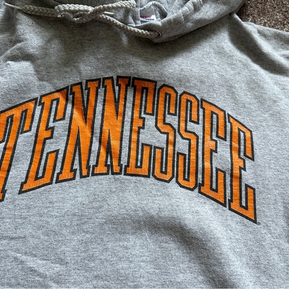 Vintage University of Tennessee Gray Hoodie Vols Sweatshirt Size Small College - Picture 8 of 16